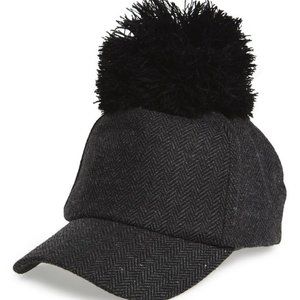 BP Tweed Pom Ball Cap